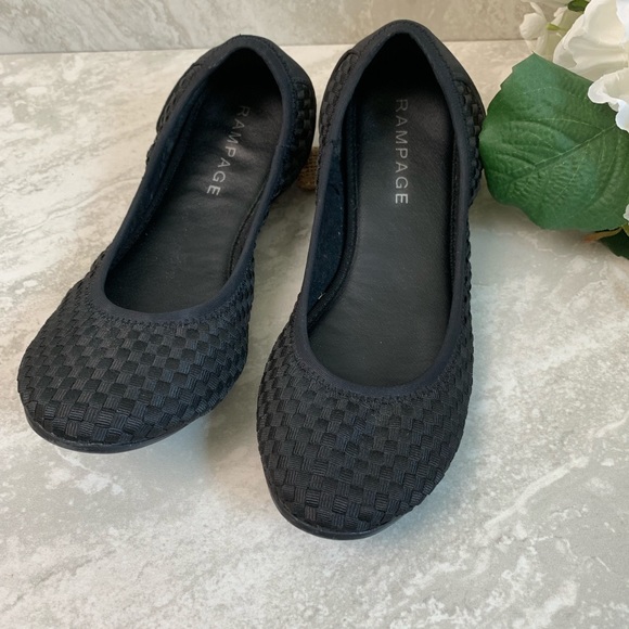 rampage black flats